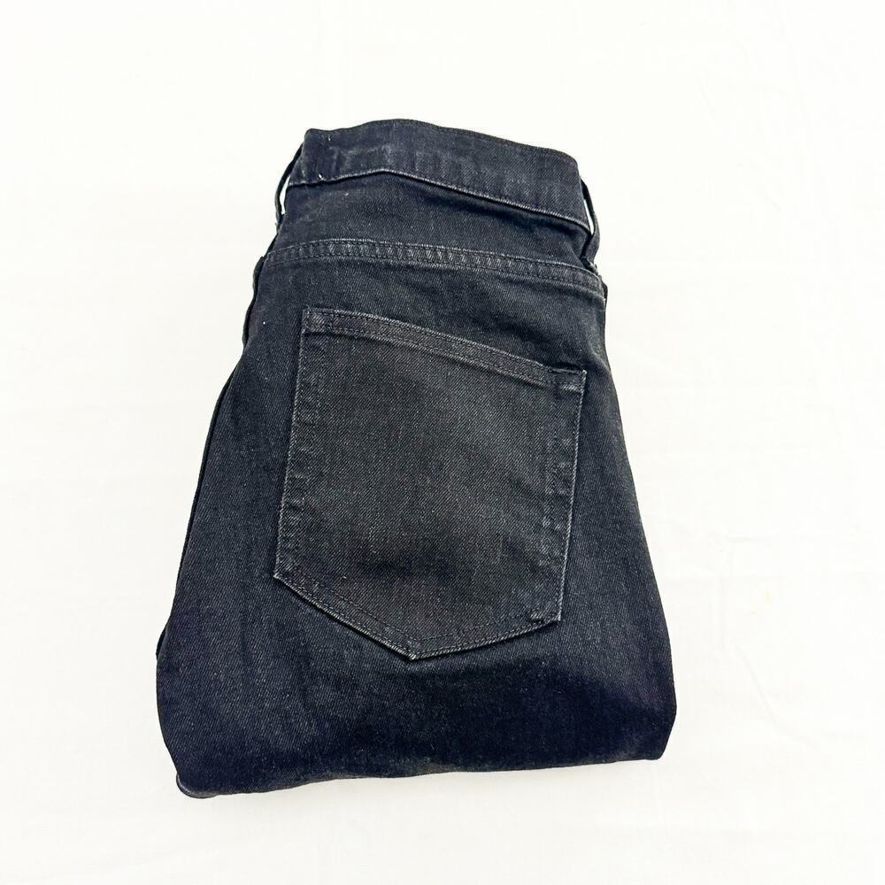 Everlane Black Mid Rise Skinny Denim Jeans Zip Fly Size 28